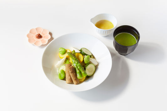 TORAYA TOKYO限定メニュー 「吹き寄せご飯」<新緑>(2025年)