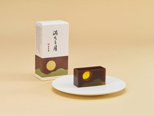 【月と和菓子】特製羊羹『満ちる月』販売のお知らせ