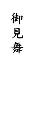 表書.御見舞（病気・怪我） - 短冊・包装なし（小形専用）